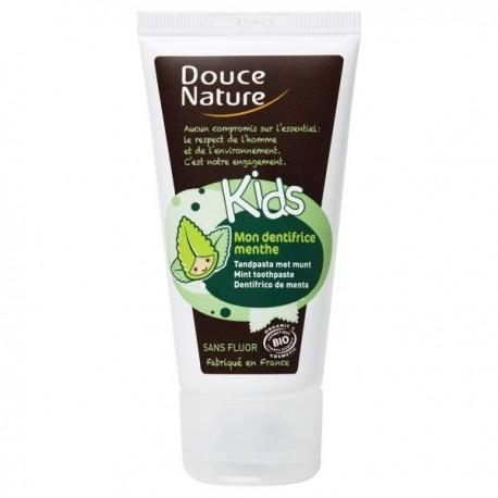 Dentifrice menthe 50ml Douce Nature  dans votre magasin bio en ligne Etiketbio.eu
