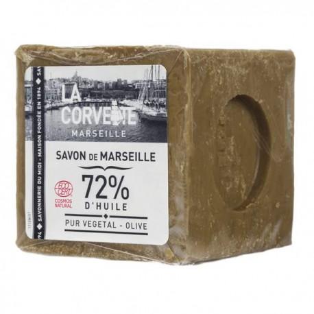 CUBE DE SAVON DE MARSEILLE OLIVE 300G | LA CORVETTE | Acheter sur E...