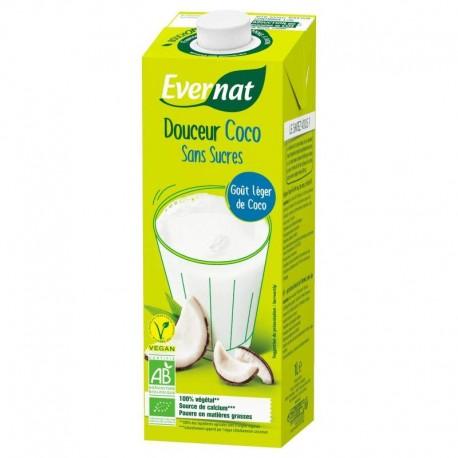 BOISSON COCO SANS SUCRES 1L | EVERNAT | Acheter sur EtiketBio.eu