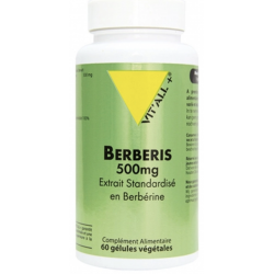 Berberis 500mg 60 gel Vit'all +  dans votre magasin bio en ligne Etiketbio.eu