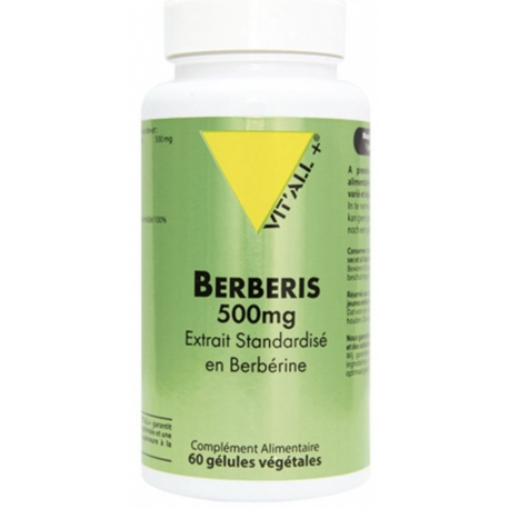 BERBERIS 500MG 60 GEL | VITALL + chez Etik&Bio