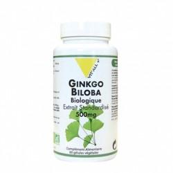 Ginkgo biloba bio 500mg 60gels Vit'all +  dans votre magasin bio en ligne Etiketbio.eu