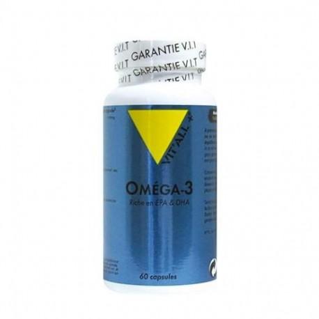 Omega 3 1000mg 60caps Vit'all +  dans votre magasin bio en ligne Etiketbio.eu