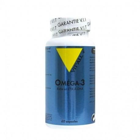 OMEGA 3 1000MG 60CAPS | VITALL + | Acheter sur EtiketBio.eu