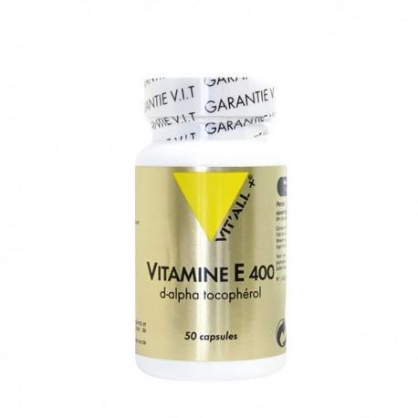 Vitamine e 400ui 50caps usage externe Vit'all +  dans votre magasin bio en ligne Etiketbio.eu