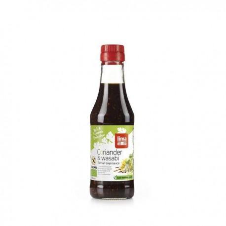 Tamari coriandre & wasabi 250ml Lima  dans votre magasin bio en ligne Etiketbio.eu