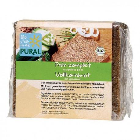 Pain complet lin 375g Puraliment dans votre magasin bio en ligne Etiketbio.eu Pain complet lin 375g Puraliment dans votre magasin bio en ligne Etiketbio.eu