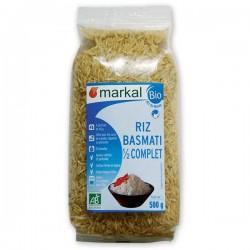 RIZ BASMATI 1/2 COMPLET 500G | MARKAL | Acheter sur EtiketBio.eu