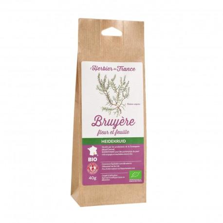 Bruyere fleurs et feuilles 40g Herbier de France dans votre magasin bio en ligne Etiketbio.eu Bruyere fleurs et feuilles 40g Herbier de France dans votre magasin bio en ligne Etiketbio.eu