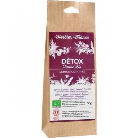 Melange detox 35g Herbier de France dans votre magasin bio en ligne Etiketbio.eu Melange detox 35g Herbier de France dans votre magasin bio en ligne Etiketbio.eu