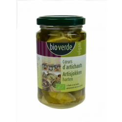 Coeur d'artichauts a l'huile et aux herbes fraiches 200g Bio Verde  dans votre magasin bio en ligne Etiketbio.eu
