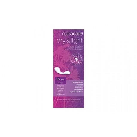 Serviette dry light x16 Natracare  dans votre magasin bio en ligne Etiketbio.eu