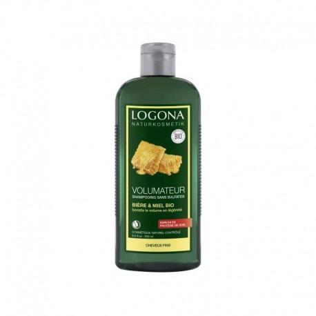 Shamp.volumateur miel/biere 250ml Logona  dans votre magasin bio en ligne Etiketbio.eu
