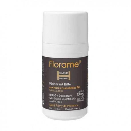 Deodorant homme 24h roll on 50ml Florame dans votre magasin bio en ligne Etiketbio.eu Deodorant homme 24h roll on 50ml Florame dans votre magasin bio en ligne Etiketbio.eu