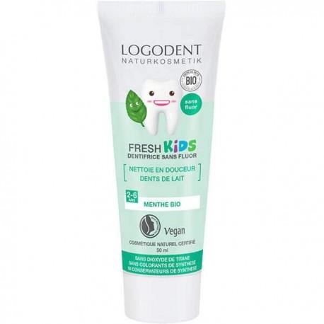 KIDS DENT.MENTHE DOUCE 50ML LOGONA dans votre magasin bio en ligne Etiketbio.eu KIDS DENT.MENTHE DOUCE 50ML LOGONA dans votre magasin bio en ligne Etiketbio.eu