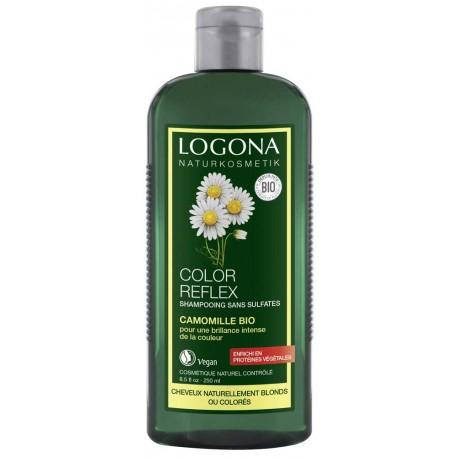 SHAMPOOING REFLETS CAMOMILLE 250ML | LOGONA | Acheter sur EtiketBio.eu