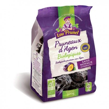 Pruneaux agen denot 44/55 500g LOU PRUNEL  dans votre magasin bio en ligne Etiketbio.eu