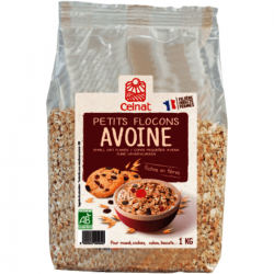 PETITS FLOCONS AVOINE 1KG | CELNAT | Acheter sur EtiketBio.eu