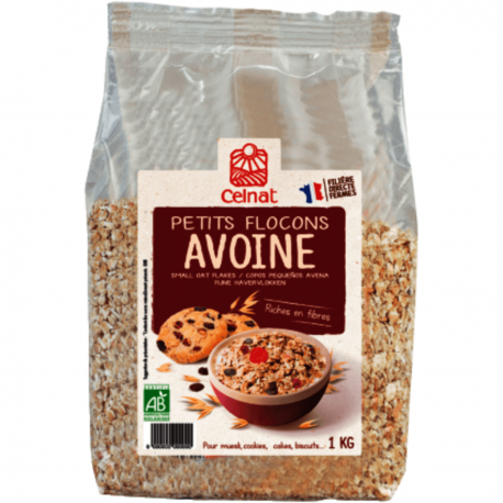 Petits flocons avoine 1kg Celnat dans votre magasin bio en ligne Etiketbio.eu Petits flocons avoine 1kg Celnat dans votre magasin bio en ligne Etiketbio.eu