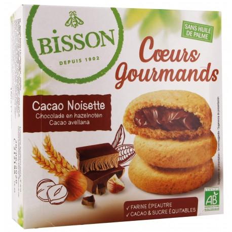 COEUR GOURMAND CACAO NOISETTES 180G | BISSON | Acheter sur EtiketBi...