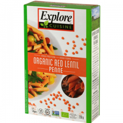 PENNES DE LENTILLES ROUGES 250G   dans votre magasin bio en ligne Etiketbio.eu