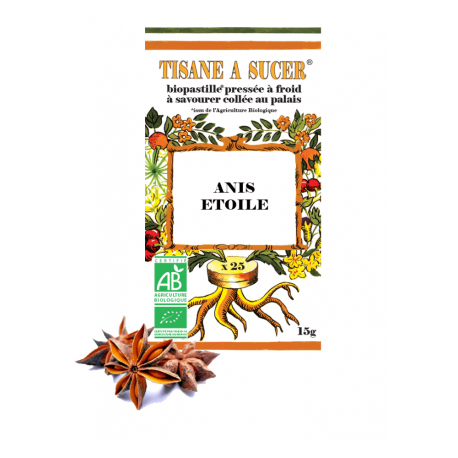 Biopastille anis etoile Biopastille  dans votre magasin bio en ligne Etiketbio.eu