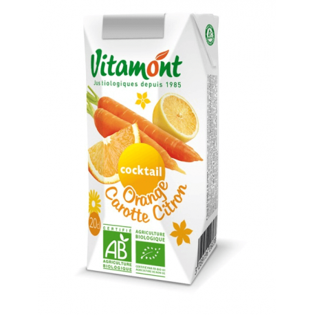 TETRA COCKTAIL ORANGE CAROTTE CITRON 20CL | VITAMONT | Acheter sur ...