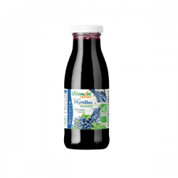 MINI PUR JUS DE MYRTILLE SAUVAGE 25CL | VITAMONT | Acheter sur Etik...