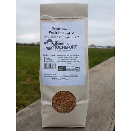 Grain de petit epeautre 500g ROCHEFORT dans votre magasin bio en ligne Etiketbio.eu Grain de petit epeautre 500g ROCHEFORT dans votre magasin bio en ligne Etiketbio.eu