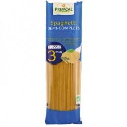 Spaghetti demi complets cuisson rapide 500g Priméal  dans votre magasin bio en ligne Etiketbio.eu