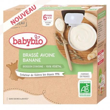 BRASSE A L'AVOINE BANANE 4X85G | BABYBIO | Acheter sur EtiketBio.eu