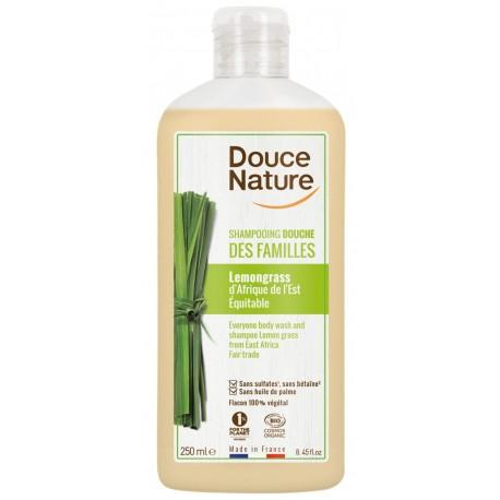 SHAMPOOING DOUCHE LEMONGRASS 250ML DOUCE NATURE dans votre magasin bio en ligne Etiketbio.eu SHAMPOOING DOUCHE LEMONGRASS 250ML DOUCE NATURE dans votre magasin bio en ligne Etiketbio.eu