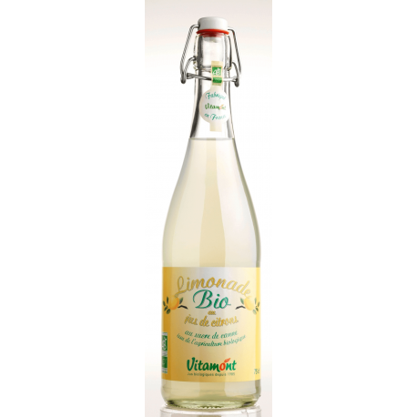 Limonade au jus de citron 75cl Vitamont dans votre magasin bio en ligne Etiketbio.eu Limonade au jus de citron 75cl Vitamont dans votre magasin bio en ligne Etiketbio.eu