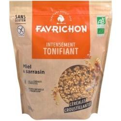 Muesli croustillant miel sarrasin 500g Favrichon dans votre magasin bio en ligne Etiketbio.eu