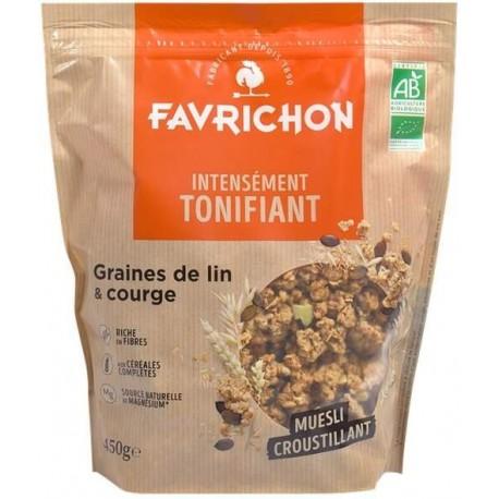 MUESLI CROUSTILLANT GRAINES LIN & COURGE 450G CC MUESLI CROUSTILLANT GRAINES LIN & COURGE 450G CC