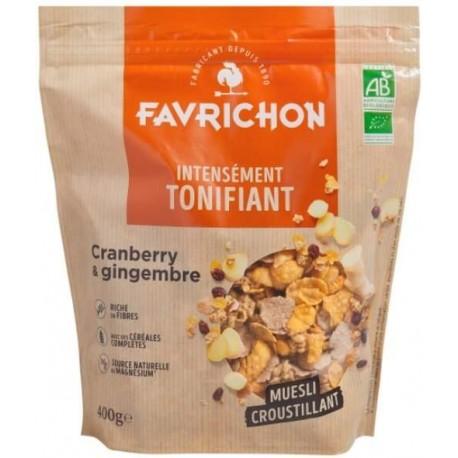 MUESLI CROUSTILLANT CRANBERRY & GINGEMBRE 400G MUESLI CROUSTILLANT CRANBERRY & GINGEMBRE 400G