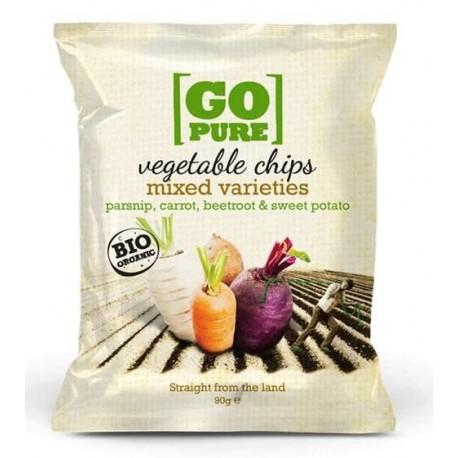 Chips de legumes 90g Go Pure  dans votre magasin bio en ligne Etiketbio.eu