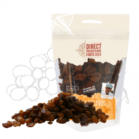 RAISINS SULTANINE 600G | PEPITE | Acheter sur EtiketBio.eu