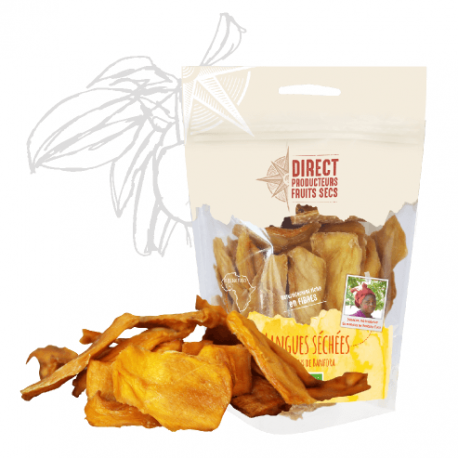 Mangues seches lamelles 125g Pépite  dans votre magasin bio en ligne Etiketbio.eu