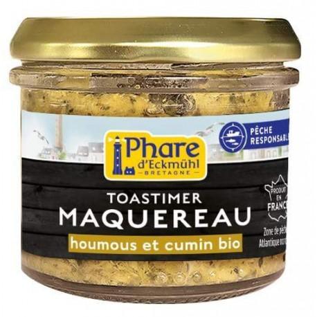 TOASTIMER DE MAQUEREAU, HOUMOUS ET CUMIN 100G PHARE D'ECKMUHL  dans votre magasin bio en ligne Etiketbio.eu