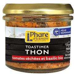 Toastimer de thon, tomates sechees et basilic 100g Phare d’Eckmühl  dans votre magasin bio en ligne Etiketbio.eu