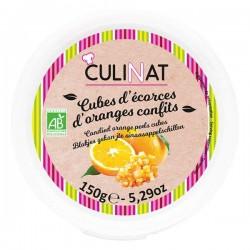 Cubes d ecorces d oranges confits 150g Culinat  dans votre magasin bio en ligne Etiketbio.eu