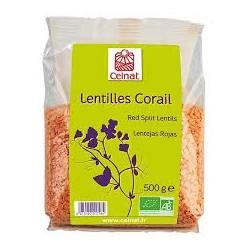 Lentilles corail Celnat  dans votre magasin bio en ligne Etiketbio.eu