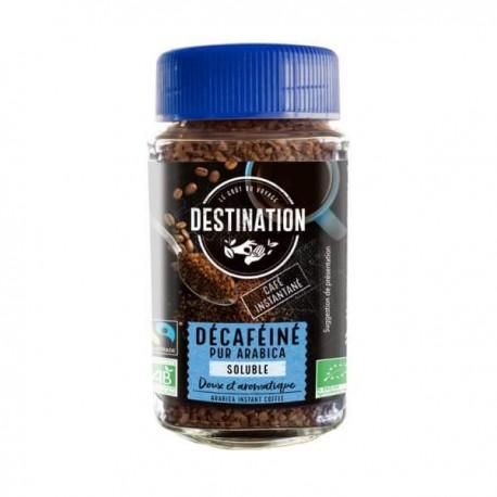 Cafe lyophilise decafeine 100g Destination  dans votre magasin bio en ligne Etiketbio.eu