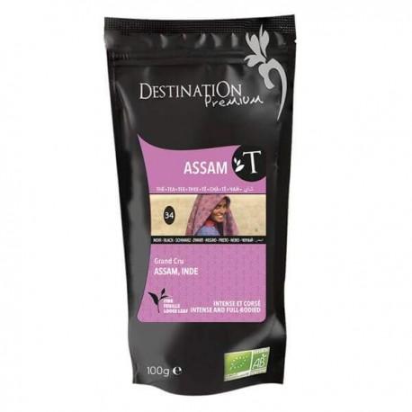 THE NOIR ASSAM INDE VRAC 100G | DESTINATION | Acheter sur EtiketBio.eu