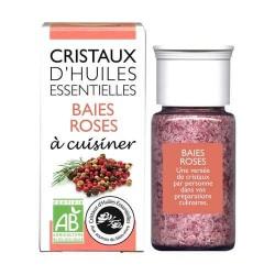 Cristaux huile essentielle baies rose Aromandise  dans votre magasin bio en ligne Etiketbio.eu