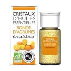 CRISTAUX HUILE ESSENTIELLE RONDE AGRUMES Aromandise  dans votre magasin bio en ligne Etiketbio.eu