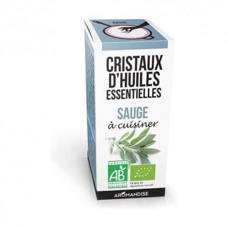 CRISTAUX HUILE ESSENTIELLE SAUGE | AROMANDISE | Acheter sur EtiketB...