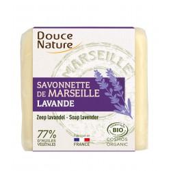 Savonnette de marseille lavandin Douce Nature  dans votre magasin bio en ligne Etiketbio.eu