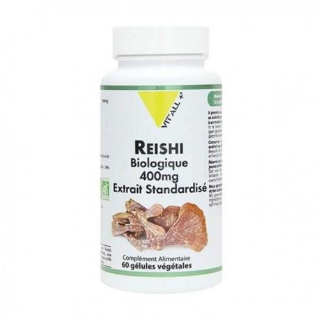 Reishi bio* 400mg extrait standardisé Vit'all +  dans votre magasin bio en ligne Etiketbio.eu